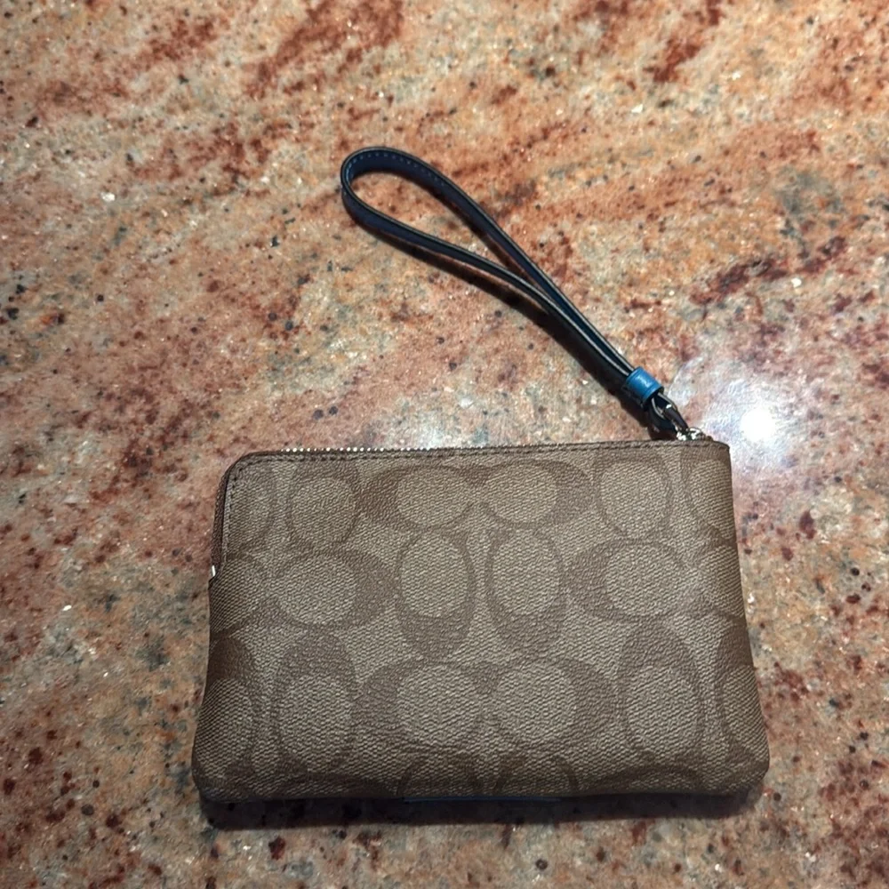 Coach Signature Wristlet - Picture 3 of 3